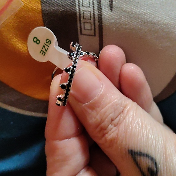 Black Onyx Bomb Party Ring - Picture 2 of 4